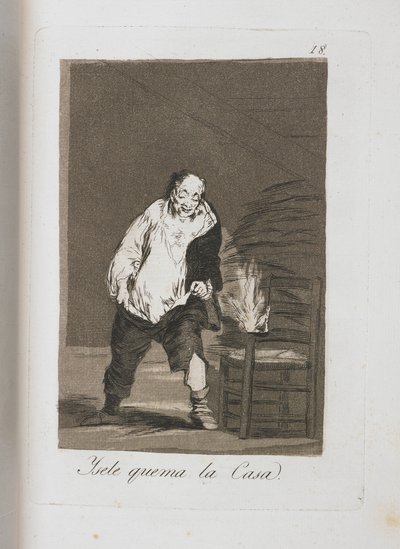 Tavola da Los Caprichos, 1797-1798 da Francisco de Goya